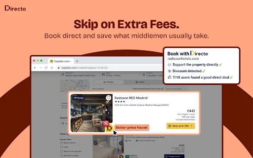 Download Directo Chrome Extension – Cari Hotel Murah Terbaik - Screenshot 3