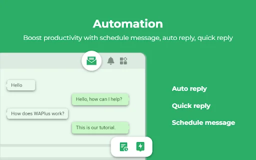 WAPlus CRM – Alat WhatsApp Marketing & Sales AI Terbaik - Screenshot 1
